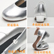 Bazeman dance shoes for women soft sole mid-heel Latin dance shoes round toe square dance shoes for women dancing shoes for women spring and summer new style silver (soled) 3.5 cm 37 (235)