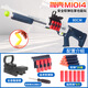 Xingyouqu XM1014 shell throwing soft shotgun children's toy gun Laifu shotgun troll S686 boy's birthday gift children XM1014 blue and white + lens + target 50 bullets