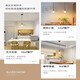 大观园（DGY）现代简约餐厅吊灯北欧民宿餐桌饭厅吊灯原木风吧台灯中山灯具O335 9758-原木色18cm三色变光