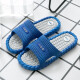 Hermutadas 2020 Slippers nuevas para hombres Summer Anti-Slip Interior Home Fashion Baño Massaje Massaje casero Sandalias al aire libre para hombres Rice negro 9859 44 (44-45)