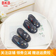 Kindergarten indoor shoes spring, autumn and summer for boys and girls non-slip indoor shoes soft sole floor bag heel baby children's shoes home slippers light gray car 26 corresponding inner length 16.5cn