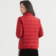 Yalu Lightweight Women's Short New Korean Style Duck Down Casual Thin Jacket Down Jacket AP Dark Red M/160