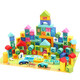 LEAUN BIG GRAIN ARCHITECT COMMECHESS PUBLIPS DIGITAL DIGITAL PUBLISSE ÉDUCATION PLUS ÉDUCATION BOTTE BLAINSEMENTS Assemblage Toys Toys 50 blocs (emballé)