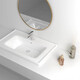 Washbasin washbasin basin laundry basin countertop washbasin sink single basin bathroom bathroom integrated ceramic nano glaze 80*47 + drainage parts