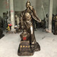 Wine Saint Dukang imitation copper sculpture Wine Fairy tasting glass fiber reinforced plastic statue Customized tavern and winery Yidi figure ornaments Du Kang Dingjin