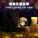 山迪水晶球音乐八音盒生日礼物送女朋友定制女孩毕业礼物治愈小夜灯 海豚-八音盒款（充电+可旋转）