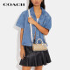 Coach (Coach) [618 Erster Kauf] Frauenbag Neues Produkt Lacey Series Klassische altmodische Tassel-Tag-Stifthalter-Tasche Crossbody CK689 Khaki White IMDQC