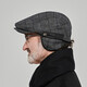 Somubay alter Mann Hut Männer Baseball Mütze Herbst- und Wintergeschenke für Papa und Opa Outdoor warmer Ohrhut Hut Old Mannes Fronthut Kaffee Farbe [Baumwollfutter, mit Ohrschutz] eine Größe [56-58 cm]
