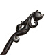 Handmade ebony hairpin, sandalwood hairpin, ebony classical Hanfu hairpin, little fox