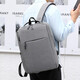 Double Star Backpack for men's computer bag backpack for women 16-inch school bag junior high school high school college students large capacity notebook bag gray [16-inch standard version]