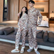 Ace Diane Fenxiang Shiyuan Trian 2023 new couple pajamas for men and women Xia Bingsi high-end casual large-size internet celebrity 723 black tutu bear L