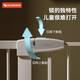 EUDEMON children's stair guardrail safety door heightened pet guardrail baby fence baby gate guard against children upgraded heightening 1 meter gate guard