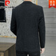 Pier Cardin brand men's clothing spring and autumn new woolen suit men's business casual single jacket jacket men's small suit top trend No. 1 color XL