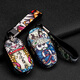 Geeignet für Dongfeng Peugeot Key Cover Lederschlüssel Pack 308/4008/301/408/5008/2008 Logo-Autoschlüsselkettenschale Peugeot A-Shoulder Panda