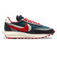耐克（NIKE）Sacai X  VaporWaffle 三方联名解构运动休闲男女跑步鞋 DJ4877-300 黑蓝红 40