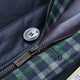 Hongdu winter new men's down jacket, Otter rabbit fur collar casual business system button down jacket jacket blue LX9898-1 M 170/88A