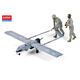 Academy Aidimei American Aircraft Bombing Fighter Assembly Armee Simulation Ornament Geschenk Import Modell 1/35 RQ-7B Schatten Unbemannter Aufklärungsflugzeug 12117