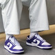 
Nike (NIKE) men's shoes autumn new Dunk Low skateboard shoes retro sneakers low top casual shoes DD1391-104 white purple 42.5