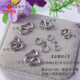 Jingjia Fat Dong Lai's Chinese Valentine's Day gift Pt950 platinum necklace buckle head PT950M buckle buckle DIY white small size PT950 platinum M buckle 0.38g