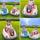 Aobele children's electric car WALL-E car baby bumper car children's electric car can sit on four-wheeled toy electric car high-end + blue + remote control + Bluetooth + 6V battery