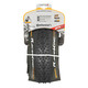 Continental bicycle tire 26-inch mountain bike tire steel wire folding tire 27.5 off-road bicycle 29-inch RACEKING folding tire 27.5*2.0 (price for one piece) yellow label