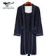 Septwolves pajamas men's pure cotton men's home clothes cotton long bathrobe men's bathrobe pajamas