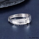 Jibaolou PT950 platinum men's ring platinum imitation diamond live men's ring customized New Year's Day gift 6.76