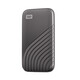 Western Digital (WD) NVME Mobile Solid Drive (PSSD) Мой паспорт SSD интерфейс тип-C 1050 МБ/с. Серый-(скорость передачи 1050 МБ/с) 500 ГБ (официальный стандарт)