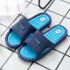 Hermutadas 2020 Slippers nuevas para hombres Summer Anti-Slip Interior Home Fashion Baño Massaje Massaje casero Sandalias al aire libre para hombres Rice negro 9859 44 (44-45)
