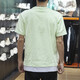 阿迪达斯 （adidas）短袖男装夏季新款户外运动服透气假两件休闲圆领上衣T恤衫HE9923 HE9923酸绿 S
