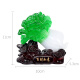 Baijie Lucky Jade Cabbage Ornament Crafts Desk Decoration Home Living Room Study Entrance Creative Decoration Mascot Decoration Small JX-16