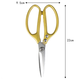 Japanese style four seasons sk5 alloy scissors stainless steel scissors kitchen scissors household scissors tailor cloth scissors multifunctional scissors (first generation gold) stainless steel scissors
