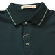 
MAILYARD/Melya short-sleeved T-shirt, mulberry silk business and casual men's summer lapel 679 dark green M /48
