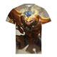 
Pavilion King of Glory T-shirt Five Tiger Generals Clothes Print Limited Skin Door Brothers School Customization Trend 1518 Huang Zhong-Liehun M (91-100Jin [Jin equals 0.5 kg])