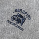 Jeep (JEEP) POLO shirt men's long-sleeved men's spring and autumn young and middle-aged casual lapel men's top gray XL