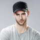 Siggi hat men's spring and summer flat hat outdoor men's baseball cap sun hat baseball cap black 58CM