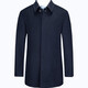 
Ding bronze wool coat men's mid-length wool coat men's lapel business casual coat new wool coat middle-aged and old navy blue 80354-76 185
