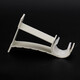 Xinfeiyu top-mounted side-mounted single-rod curtain rod Roman rod accessories bracket seat base shelf bracket rod bracket hook accessories thickened white double bracket
