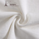 KUFANXI brand original lapel long-sleeved T-shirt for women autumn and winter bottoming slim shirt plus velvet thickening Korean style versatile top bottoming shirt off-white M