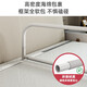 Beeio bed-separating artifact, bed-separating artifact, baby bed partition, anti-pressure baffle, anti-falling guardrail, bed fence, light gray 1.9 meters/single-sided