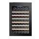 Bacchus wine cabinet built-in 48-pack thermostatic wine cabinet home wine champagne storage wine cabinet ice-freezer cabinet foreign wine home kitchen living room villa wall cabinet YC-110 black single temperature air-cooled compressor fully built-in 48 bottles