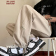 
Pugesi (PUGESI) fat large size waffle pants men's spring and autumn casual teenager trousers loose trousers K1049 grey regular 5XL 210-230Jin [Jin equals 0.5 kg]