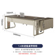 Jiahang boss desk desk leader president desk office single staff desk 1.4 meters * 0.7 meters with side cabinet LA1