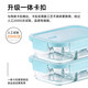 
Xinmeiya Microwave lunch box Student lunch box Separate lunch box Bento box Glass fresh box Insulation bag with lunch box Office worker Smoked purple-1050+ tableware + bag + round 480ml