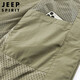JEEP SPIRIT吉普马甲男外穿男士高端春秋休闲背心上衣坎肩男装 深蓝 XL