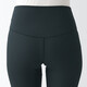 无印良品（MUJI）Walker 女式 易干 半长收腿裤 BIG04A3S 打底裤 黑色 L