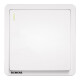 SIEMENS switch panel, single control with fluorescent panel, type 86 concealed wall panel, elegant white