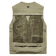 
JP Spring, summer and autumn thin men's vest multi-pocket quick-drying mountaineering photography jacket 9898 9898 khaki L (suitable for 125 Jin [Jin equals 0.5 kg]-140 Jin [Jin equals 0.5 kg])