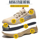 German imported labor protection shoes men's lightweight, breathable, anti-smashing, anti-smashing, soft-sole steel head welding work shoes anti-slip 9918 green breathable solid anti-smashing, anti-puncture 43