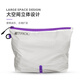 Etrol's Water Travel Storage Bag Passport Passport Bag ID Bag Ultra Light Desgaste Resistente de ropa de lavado y escombros Conjunto de dos piezas-Crescent White [L+XL]